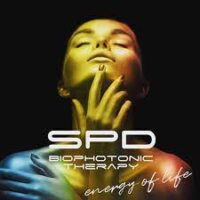 Campaña visual sobre SPD Biophotonic Therapy: tratamiento con energía lumínica para rejuvenecimiento